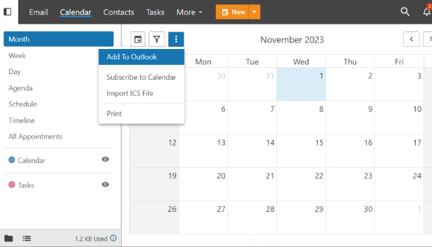 SmarterMail Calendar and Scheduling